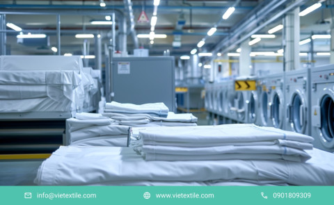 Quy trình giặt là công nghệ cao tại Gila